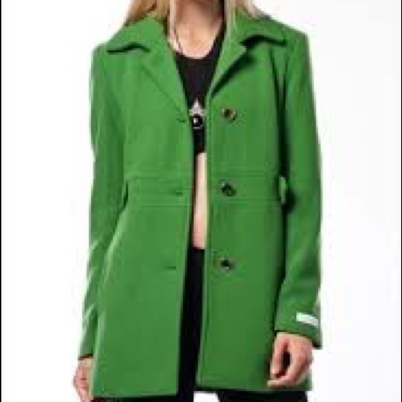 Calvin Klein Kelly Green Coat 